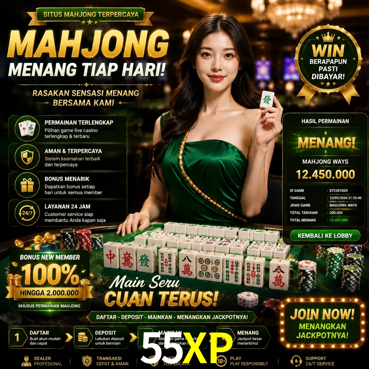 Cashback VIP 55XP - reembolso semanal